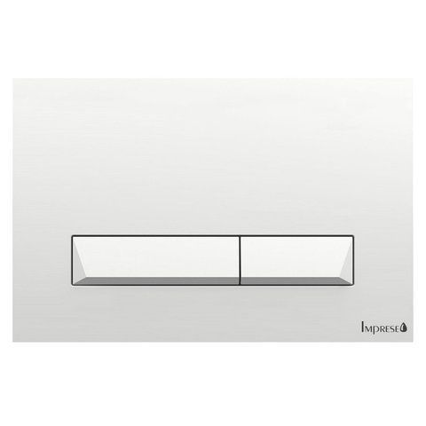 Клавиша&nbsp;смыва Imprese Pan Laska i8040W белая 057667 фото