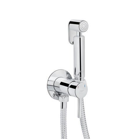 Набор для гигиенического душа Qtap Inspai-Varius круглый Chrome SD00035722 фото