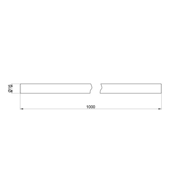 Трубка стальная Icma 1000 мм для двухуглового термокрана №889 SD00020803 фото