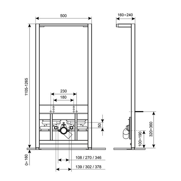 Инсталляция для биде Qtap Nest SD00038764 фото