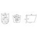 Унитаз подвесной Imprese Jess Rimless slim slow-closing i11330MB 083265 фото 2