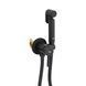 Набор для гигиенического душа Qtap Inspai-Varius круглый Black Matt SD00035723 фото