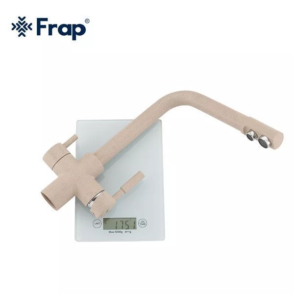 Смеситель для кухни с фильтром Frap F4352-23 бежевый F4352-23 фото