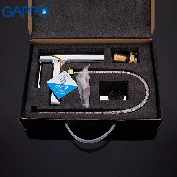 Змішувач для умивальника Gappo G1002-2 хром G1002-2 фото