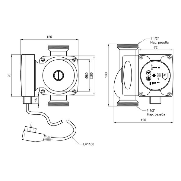 Насос циркуляционный Thermo Alliance LPSA 25/60/130 SD00047139 фото