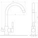 Смеситель для кухни под осмос Globus Lux Lazer GLLR-0333-10-BB 000021850 фото 6