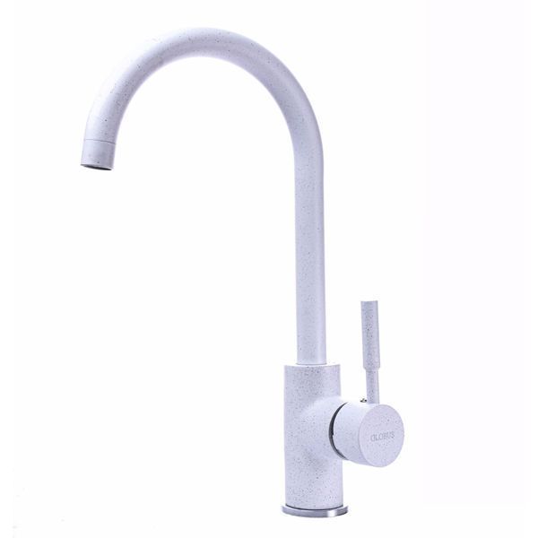 Смеситель для кухни Globus Lux Lazer GLLR-0203S-7-White 000019227 фото