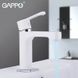 Змішувач для умивальника Gappo G1002-8 білий/хром G1002-8 фото 2