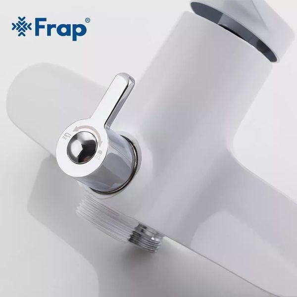 Смеситель для ванны Frap F2245 белый/хром F2245 фото