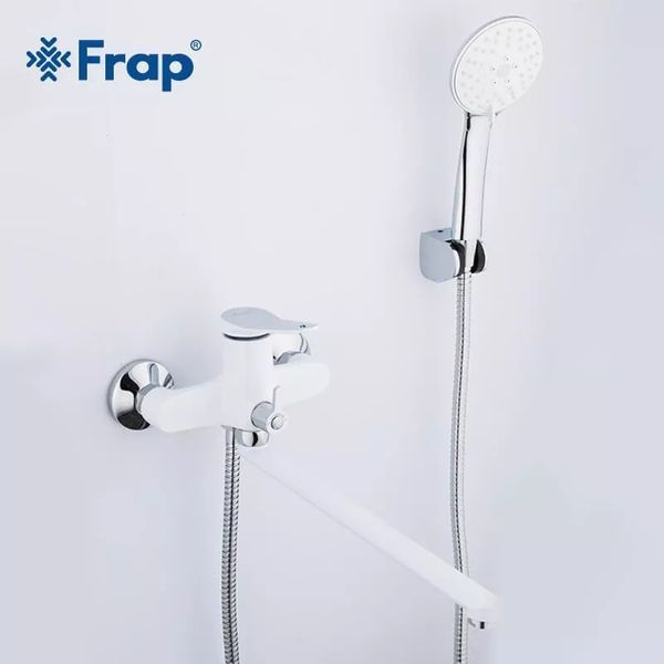 Смеситель для ванны Frap F2245 белый/хром F2245 фото