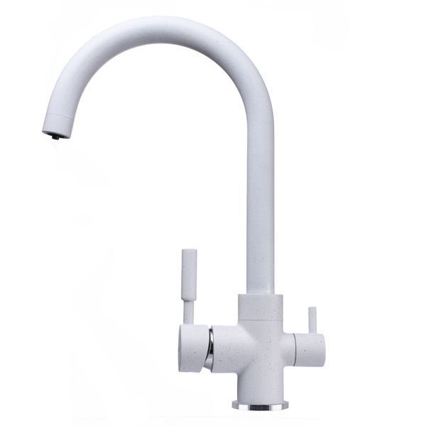 Змішувач для кухні під осмос Globus Lux Lazer GLLR-0333-7-White 000019235 фото
