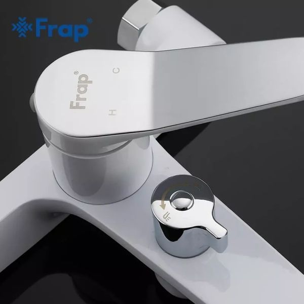 Смеситель для ванны Frap F3245 белый/хром F3245 фото