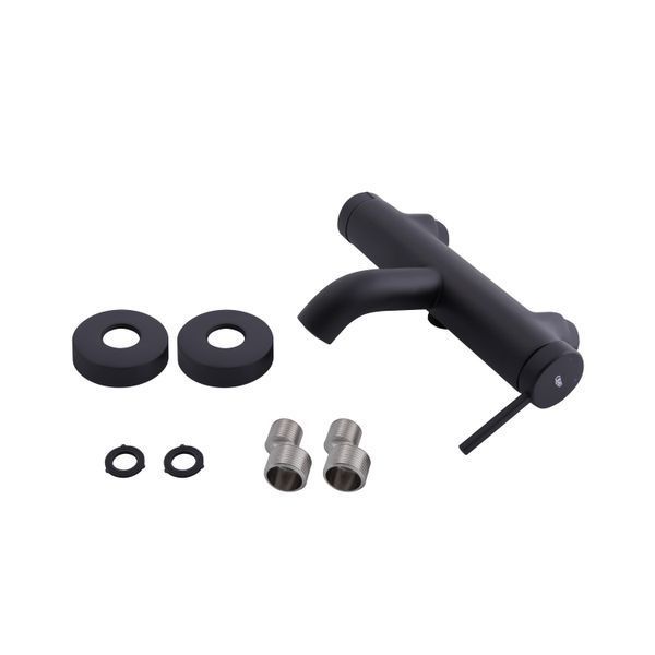 Смеситель для ванны Qtap Robin Black Matt SD00047552 фото