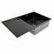 Кухонная мойка Platinum Handmade 780х500х200 R PVD черная 000033669 фото 3