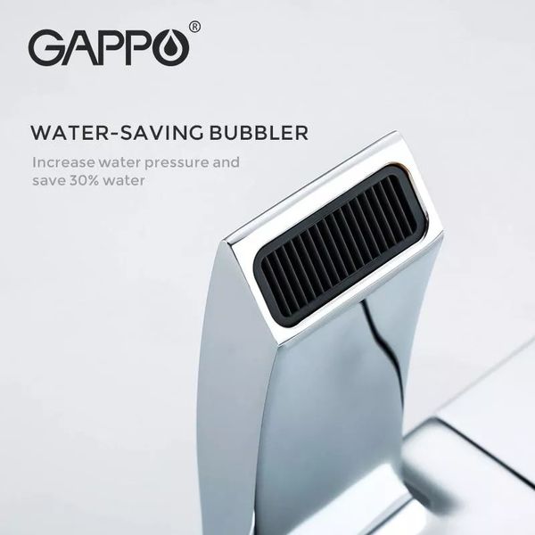 Смеситель для умывальника с термостатом Gappo G1007-40 хром G1007-40 фото