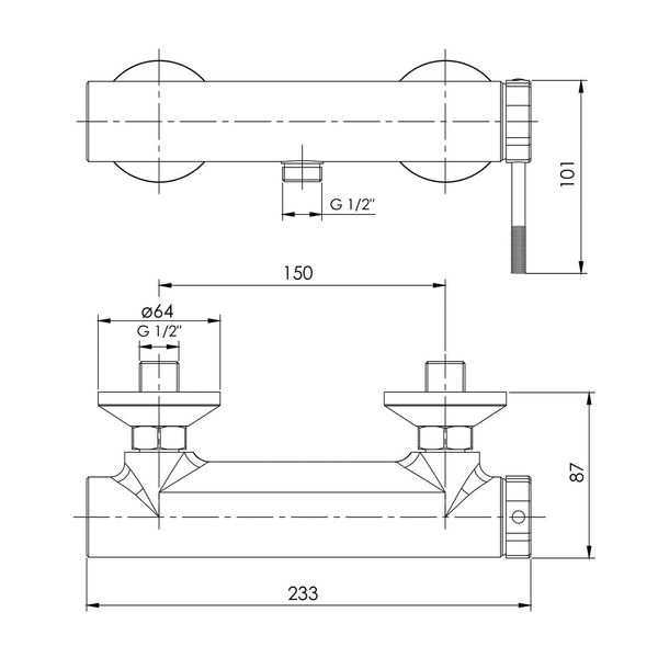 Смеситель для душа Imprese Brenta никель ZMK081906080 068925 фото