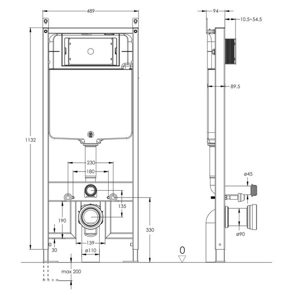 Инсталляция для унитаза Imprese i1230 078357 фото