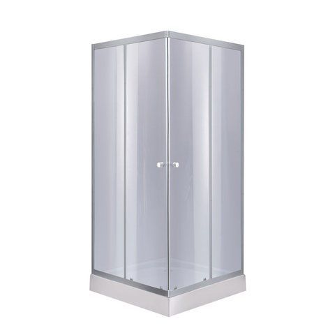 Душова кабіна Lidz Wawel SC90x90.SAT.LOW.GR скло 4 мм з піддоном Kapielka SD00051442 фото