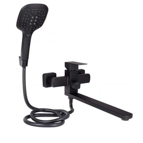 Смеситель для ванны Lidz Kubis 005 Black SD00049501 фото