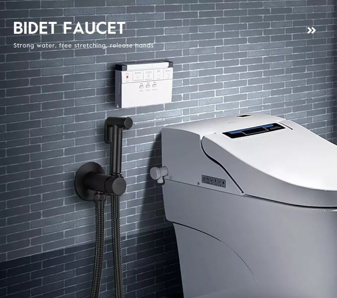 Гигиенический душ Frap F7505-6 черный F7505-6 фото