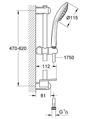 Душевой набор Grohe Euphoria 110 Duo 27230001 27230001 фото