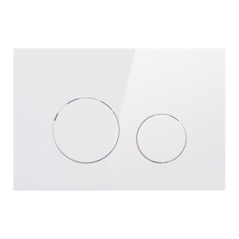 Панель змиву Qtap Nest кругла біла SD00042966 фото