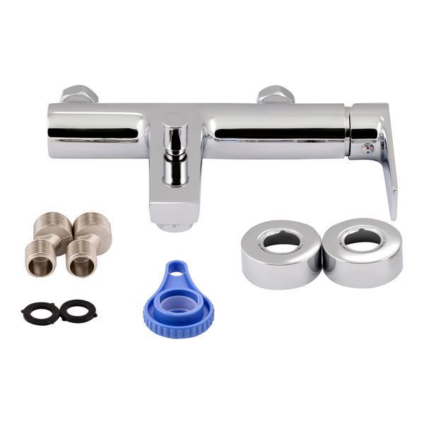 Змішувач для ванни Qtap Stenava Chrome SD00043155 фото