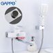 Змішувач для ванни Gappo G2207-7 білий/хром G2207-7 фото 3