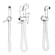 Набор гигиенический Volle Cascada H55 cromo 1586.190101 1586.190101 фото 3