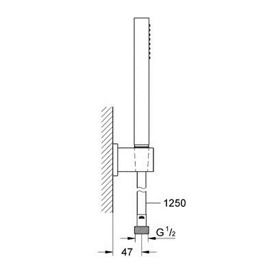 Душевой набор Grohe Euphoria Cube Stick 27702000 27702000 фото