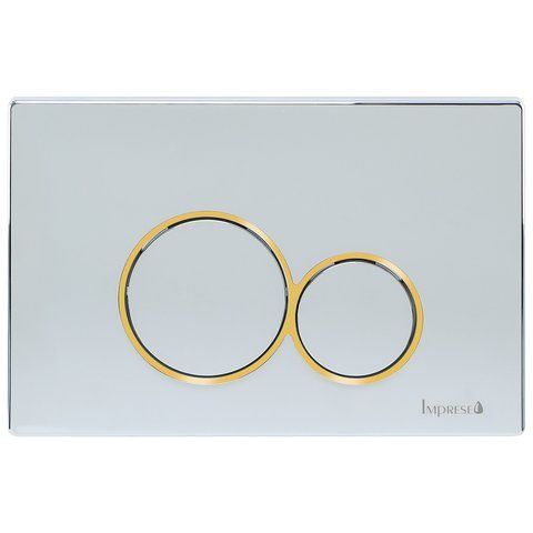 Клавіша змиву Imprese i7117PC хром 081234 фото