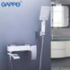 Змішувач для ванни Gappo G3207-8 білий/хром G3207-8 фото 2