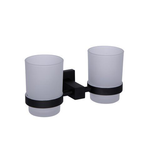 Стакан с держателем Qtap Crow двойной Black SD00042719 фото