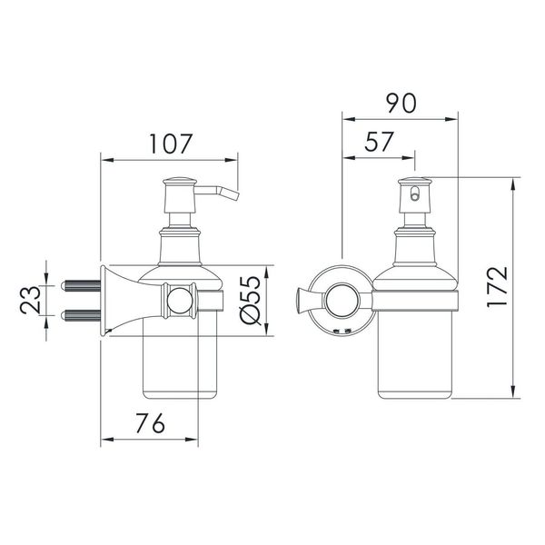 Дозатор для мила Imprese Podzima Ledove ZMK01170131 060726 фото