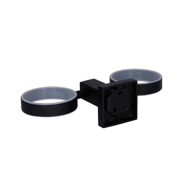 Стакан с держателем Qtap Crow двойной Black SD00042719 фото