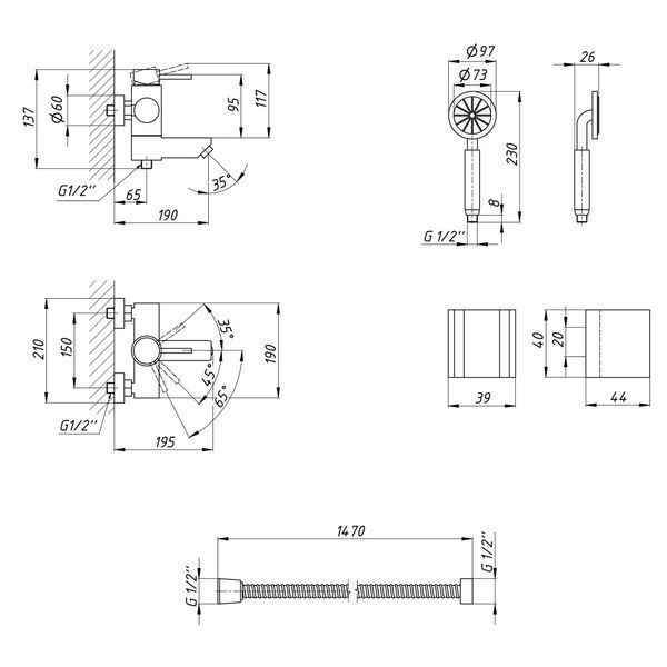 Смеситель для ванны Lidz Aria 006 Nickel SD00041044 фото