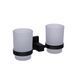 Стакан с держателем Qtap Crow двойной Black SD00042719 фото 1