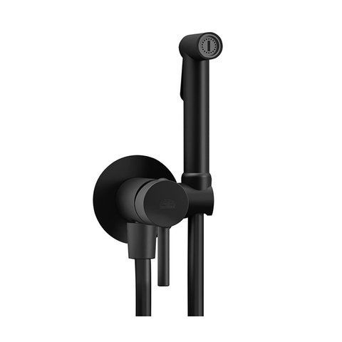 Гигиенический душ Paffoni Tweet Round Mix черный матовый ZDUP110NO фото