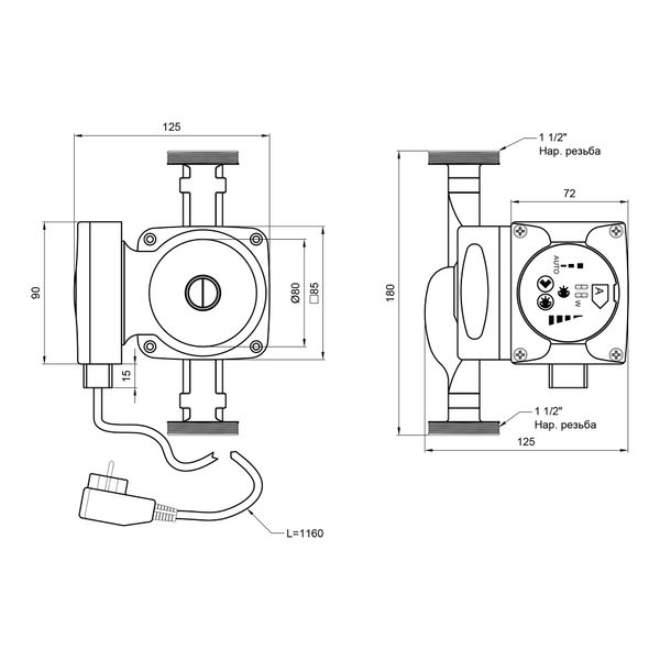 Насос циркуляционный Thermo Alliance LPSA 25/60/180 SD00047141 фото