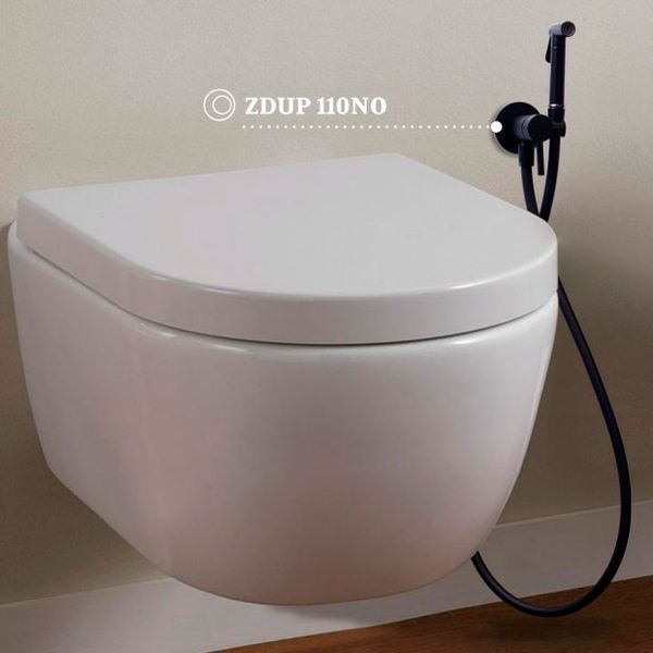Гигиенический душ Paffoni Tweet Round Mix черный матовый ZDUP110NO фото
