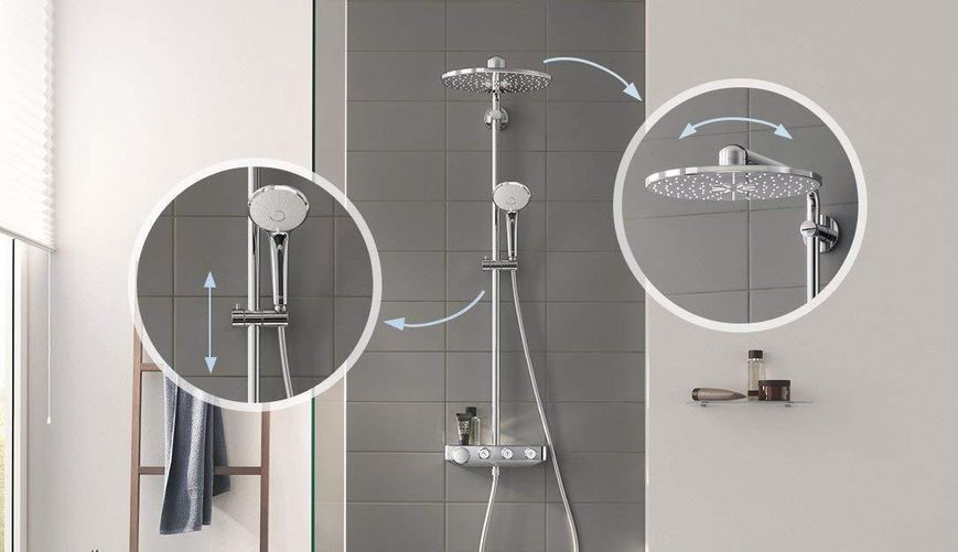 Душова система з термостатом Grohe Euphoria SmartControl System 260 Mono 26509000 26509000 фото