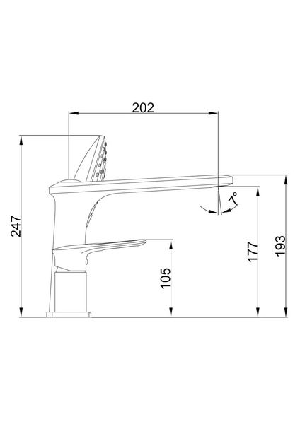 Смеситель для ванны на борт Frap F1149 белый/хром F1149 фото