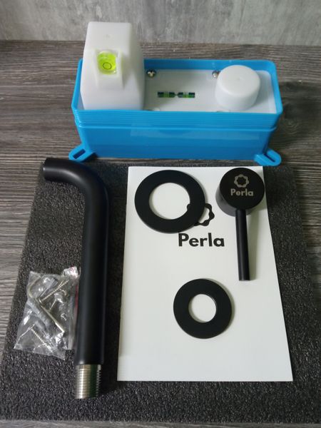 Змішувач для умивальника Perla Smart чорний PSS7703B PSS7703B фото