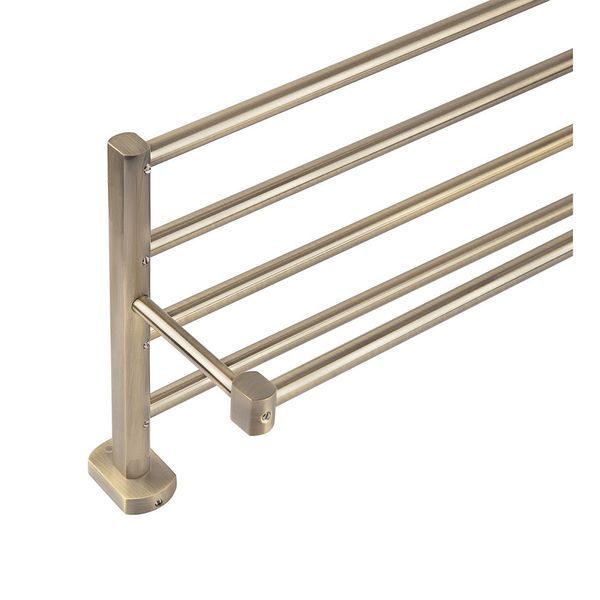 Полиця Qtap Liberty 600 мм з тримачем Antic Bronze SD00031707 фото