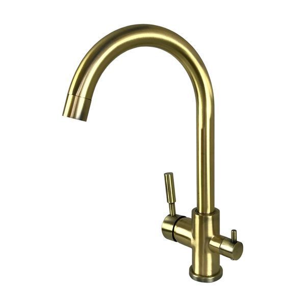 Змішувач для кухні під осмос Globus Lux Lazer GLLR-0333-9-Bronze 000014072 фото