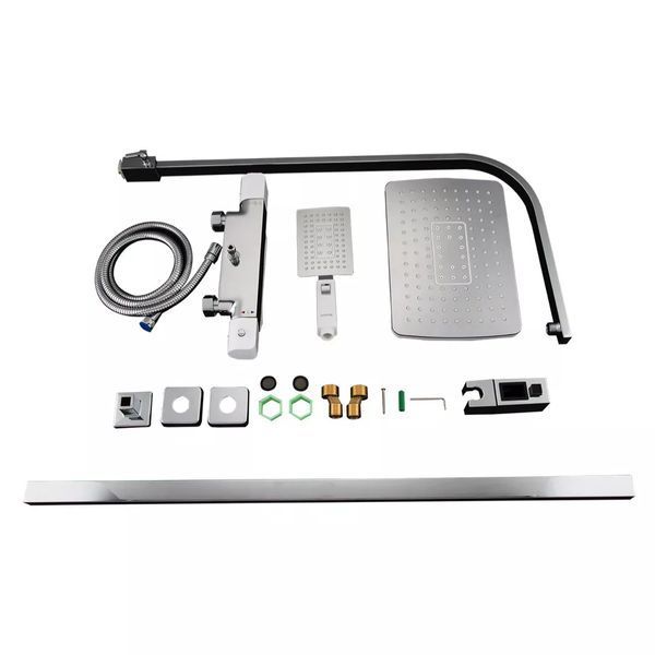 Душевая система с термостатом Gappo G2407-50 белый/хром G2407-50 фото