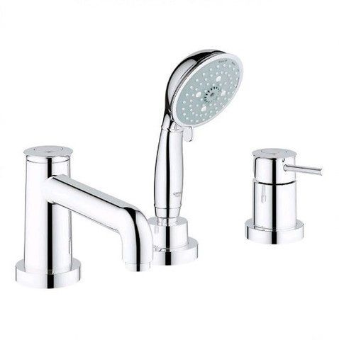 Змішувач для ванни Grohe BauClassic на 3 отвори 2511800A 2511800A фото