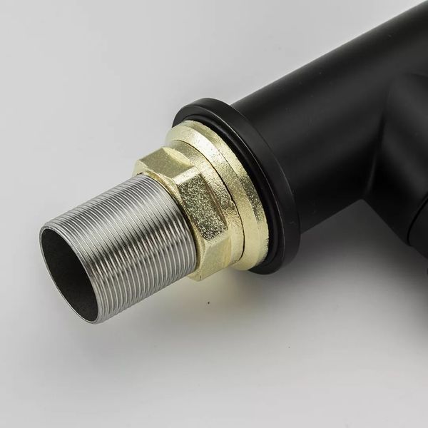 Смеситель для кухни Frap F4552-6 с гибким изливом черный F4552-6 фото