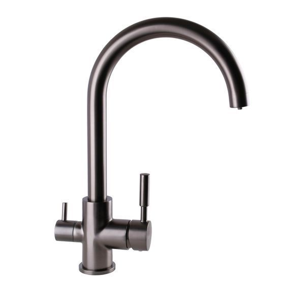 Смеситель для кухни под осмос Globus Lux Lazer GLLR-0333-11-Graphite 000021917 фото