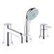 Змішувач для ванни Grohe BauClassic на 3 отвори 2511800A 2511800A фото 1
